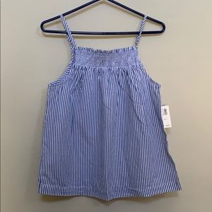 Old Navy pinstripe tank top